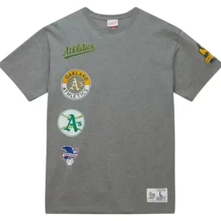 Apparel Mitchell & Ness T-Shirts & Tops-City Collection S/S Tee Oakland Athletics