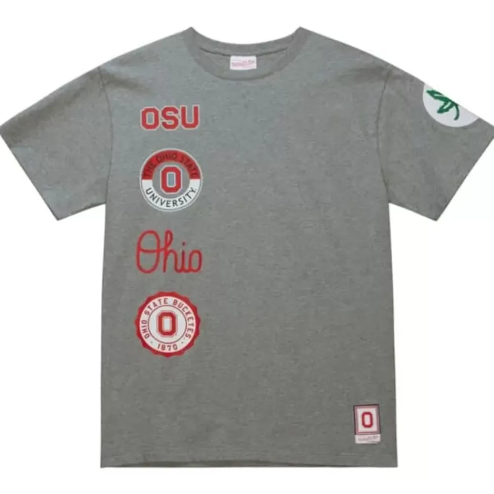 Apparel Mitchell & Ness T-Shirts & Tops-City Collection Ss Tee Ohio State