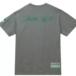 Apparel Mitchell & Ness T-Shirts & Tops-City Collection Ss Tee Seattle Sounders Fc