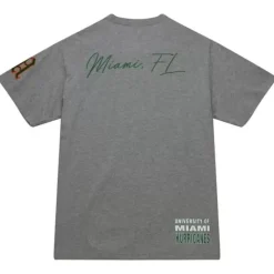 Apparel Mitchell & Ness T-Shirts & Tops-City Collection Ss Tee University Of Miami