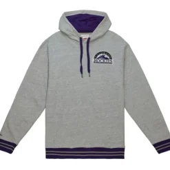 Apparel Mitchell & Ness Hoodies & Sweatshirts-Classic French Terry Hoodie Colorado Rockies
