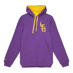 Apparel Mitchell & Ness Hoodies & Sweatshirts-Classic French Terry Hoody Louisiana State University