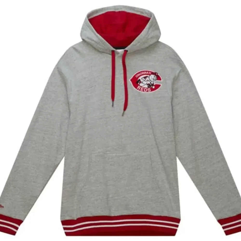 Apparel Mitchell & Ness Hoodies & Sweatshirts-Classic French Terry Hoodie Cincinnati Reds