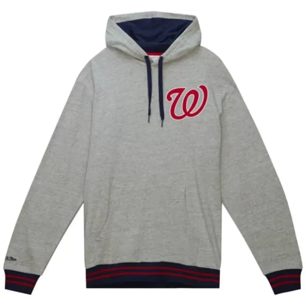 Apparel Mitchell & Ness Hoodies & Sweatshirts-Classic French Terry Hoodie Washington Nationals