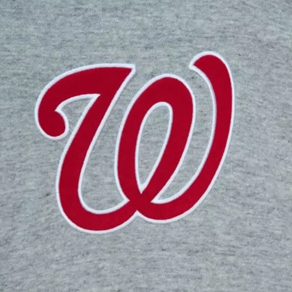 Apparel Mitchell & Ness Hoodies & Sweatshirts-Classic French Terry Hoodie Washington Nationals