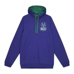 Apparel Mitchell & Ness Hoodies & Sweatshirts-Classic French Terry Hoody Milwaukee Bucks