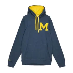 Apparel Mitchell & Ness Hoodies & Sweatshirts-Classic French Terry Hoody University Of Michigan