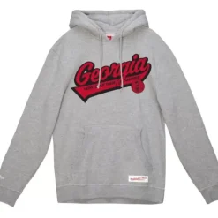 Apparel Mitchell & Ness Hoodies & Sweatshirts-College Tailsweep Pullover University Of Georgia