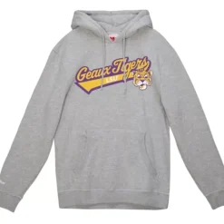 Apparel Mitchell & Ness Hoodies & Sweatshirts-College Tailsweep Pullover Louisiana State University