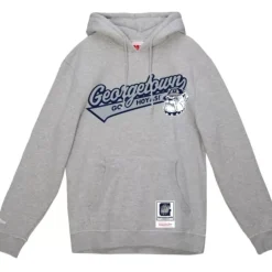 Apparel Mitchell & Ness Hoodies & Sweatshirts-College Tailsweep Pullover Georgetown University