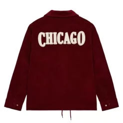 Apparel Mitchell & Ness Jackets & Outerwear-Collegiate Coaches Jacket Chicago Bulls