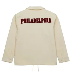 Apparel Mitchell & Ness Jackets & Outerwear-Collegiate Coaches Jacket Philadelphia Phillies