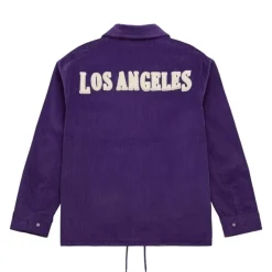 Apparel Mitchell & Ness Jackets & Outerwear-Collegiate Coaches Jacket Los Angeles Lakers