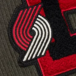 Apparel Mitchell & Ness Jackets & Outerwear-Collegiate Coaches Jacket Portland Trail Blazers