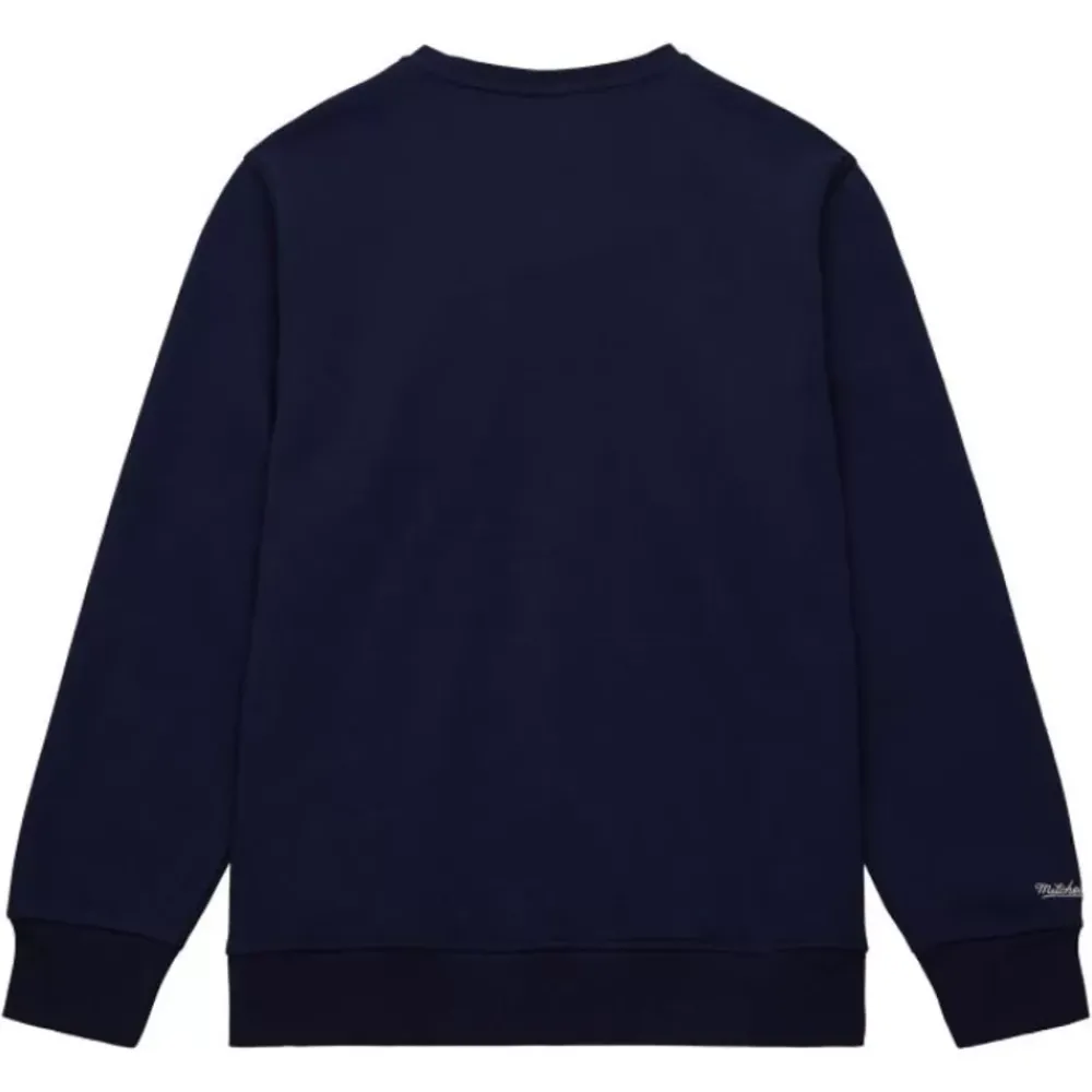 Apparel Mitchell & Ness Hoodies & Sweatshirts-Collegiate Crew Fleece New York Knicks