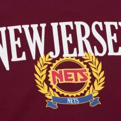 Apparel Mitchell & Ness T-Shirts & Tops-Collegiate Ivy League Ls New Jersey Nets