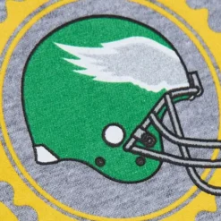 Apparel Mitchell & Ness T-Shirts & Tops-Collegiate Ivy League Men'S Ls Tee Philadelphia Eagles