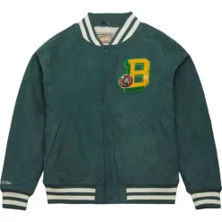 Apparel Mitchell & Ness Jackets & Outerwear-Collegiate Varsity Jacket Boston Celtics
