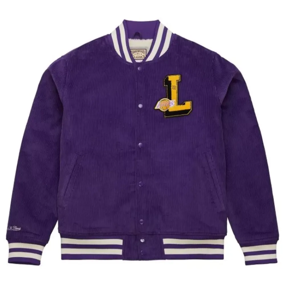 Apparel Mitchell & Ness Jackets & Outerwear-Collegiate Varsity Jacket Los Angeles Lakers