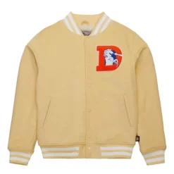 Apparel Mitchell & Ness Jackets & Outerwear-Collegiate Varsity Jacket Denver Broncos
