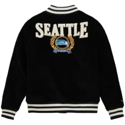 Apparel Mitchell & Ness Jackets & Outerwear-Collegiate Varsity Jacket Seattle Seahawks