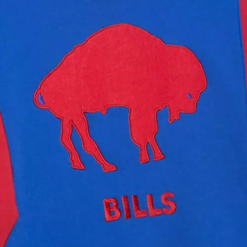 Apparel Mitchell & Ness Hoodies & Sweatshirts-Color Blocked Fleece 2.0 Buffalo Bills