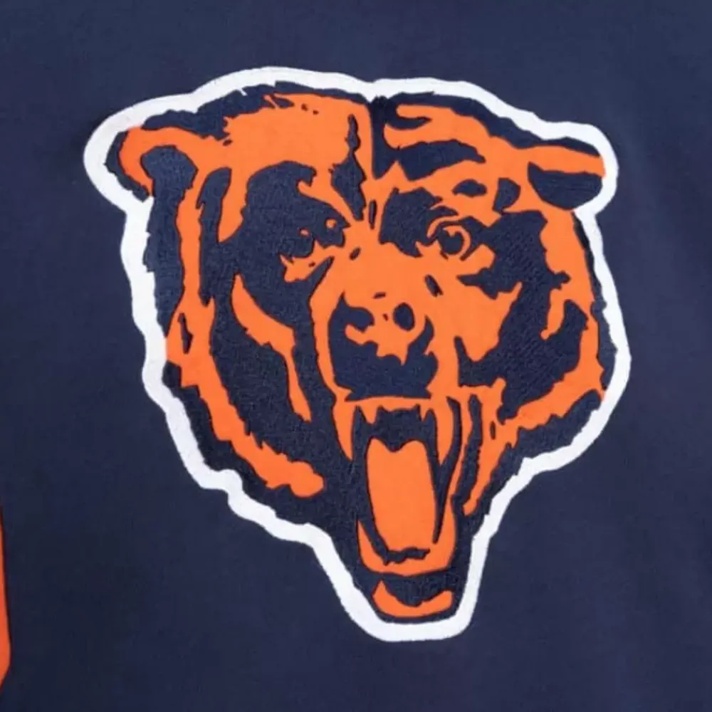 Apparel Mitchell & Ness Hoodies & Sweatshirts-Color Blocked Fleece 2.0 Chicago Bears