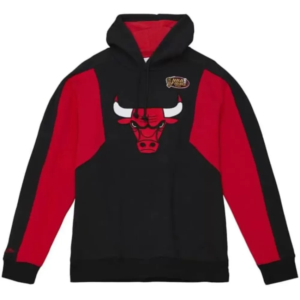 Apparel Mitchell & Ness Hoodies & Sweatshirts-Color Blocked Fleece 2.0 Chicago Bulls