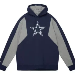 Apparel Mitchell & Ness Hoodies & Sweatshirts-Color Blocked Fleece 2.0 Dallas Cowboys