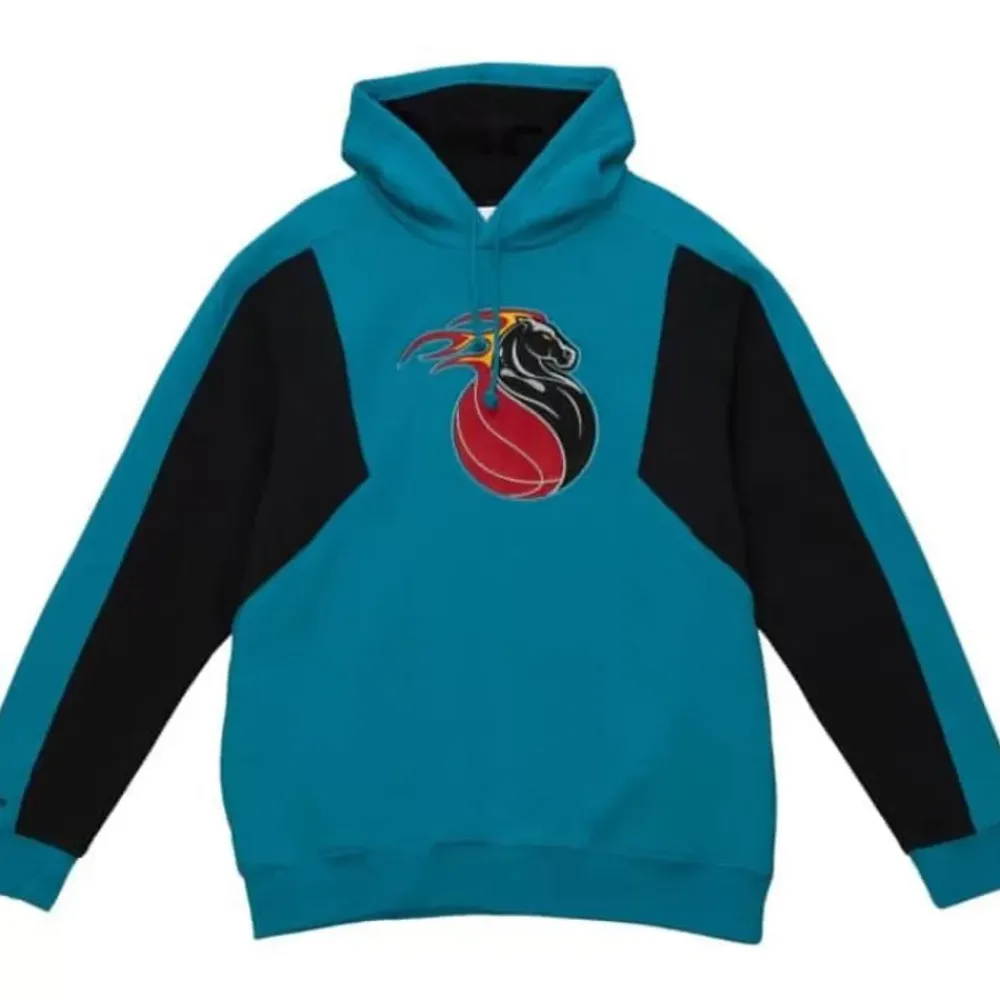 Apparel Mitchell & Ness Hoodies & Sweatshirts-Color Blocked Fleece 2.0 Detroit Pistons