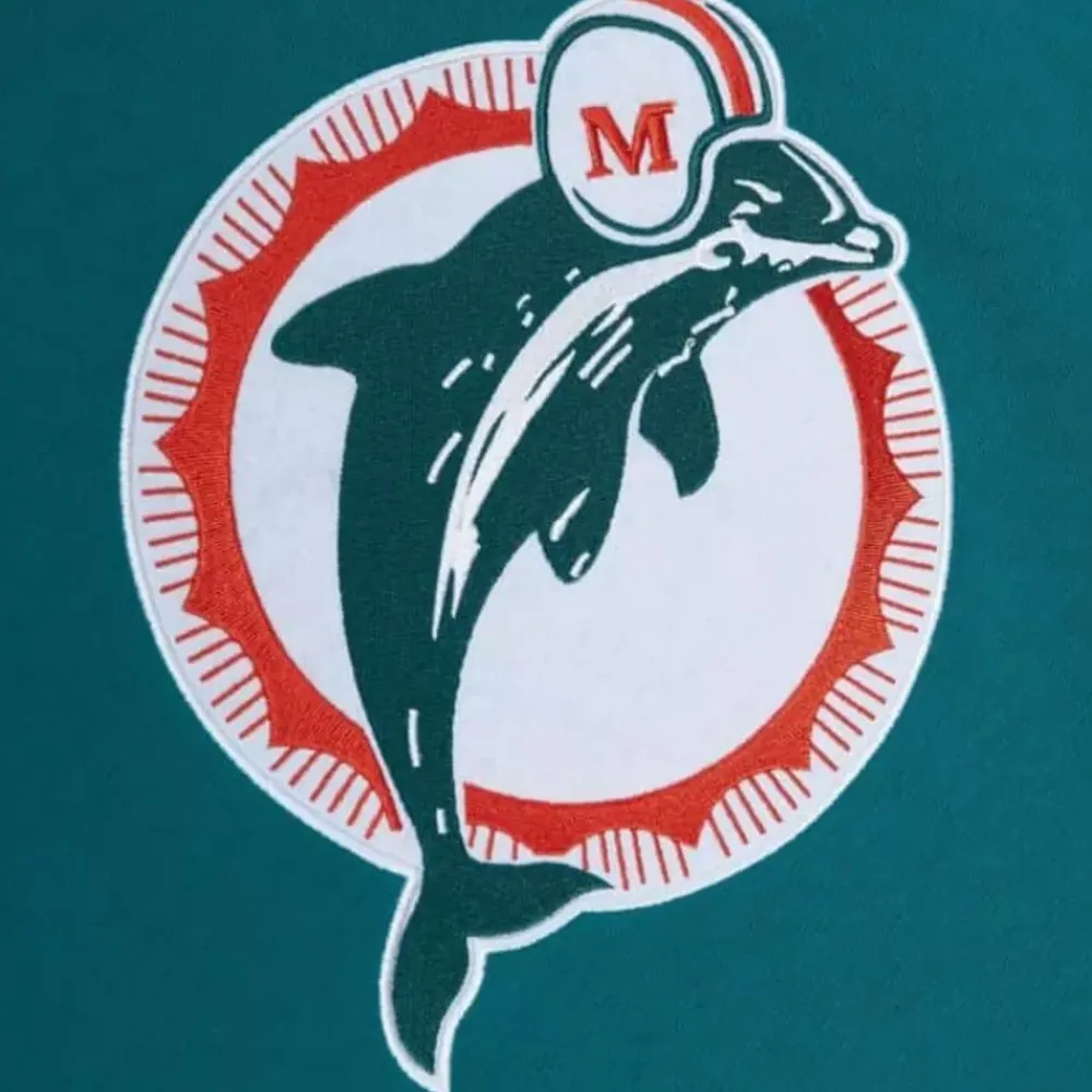 Apparel Mitchell & Ness Hoodies & Sweatshirts-Color Blocked Fleece 2.0 Miami Dolphins