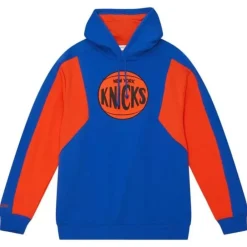 Apparel Mitchell & Ness Hoodies & Sweatshirts-Color Blocked Fleece 2.0 New York Knicks