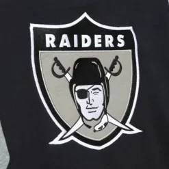 Apparel Mitchell & Ness Hoodies & Sweatshirts-Color Blocked Fleece 2.0 Oakland Raiders