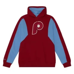 Apparel Mitchell & Ness Hoodies & Sweatshirts-Color Blocked Fleece 2.0 Philadelphia Phillies