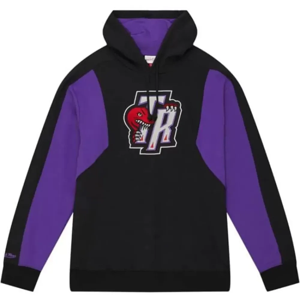 Apparel Mitchell & Ness Hoodies & Sweatshirts-Color Blocked Fleece 2.0 Toronto Raptors