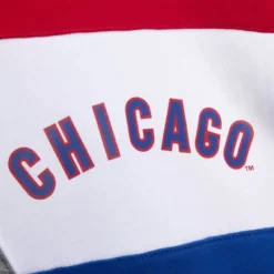 Apparel Mitchell & Ness Hoodies & Sweatshirts-Color Blocked Fleece Hoodie Chicago Cubs