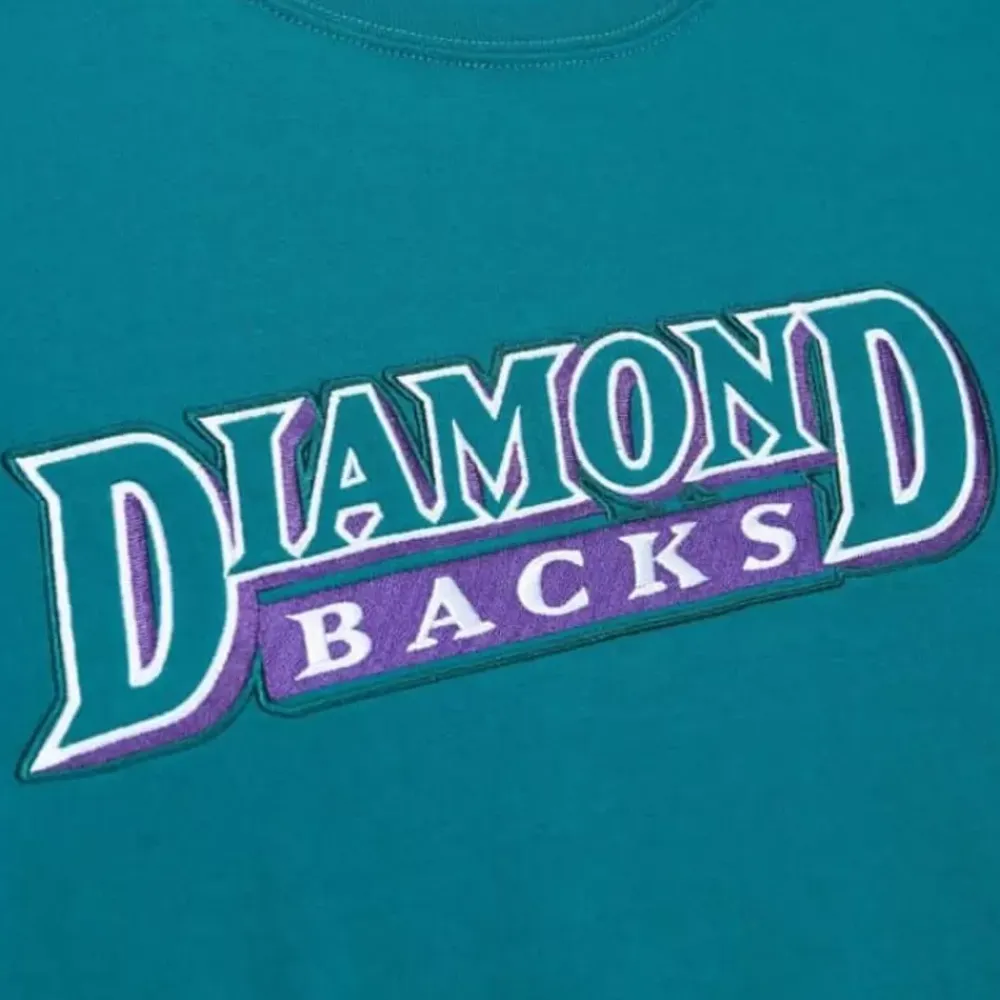 Apparel Mitchell & Ness T-Shirts & Tops-Color Blocked Ss Tee Arizona Diamondbacks