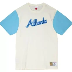 Apparel Mitchell & Ness T-Shirts & Tops-Color Blocked S/S Tee Atlanta Braves