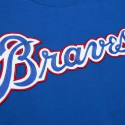 Apparel Mitchell & Ness T-Shirts & Tops-Color Blocked Ss Tee Atlanta Braves