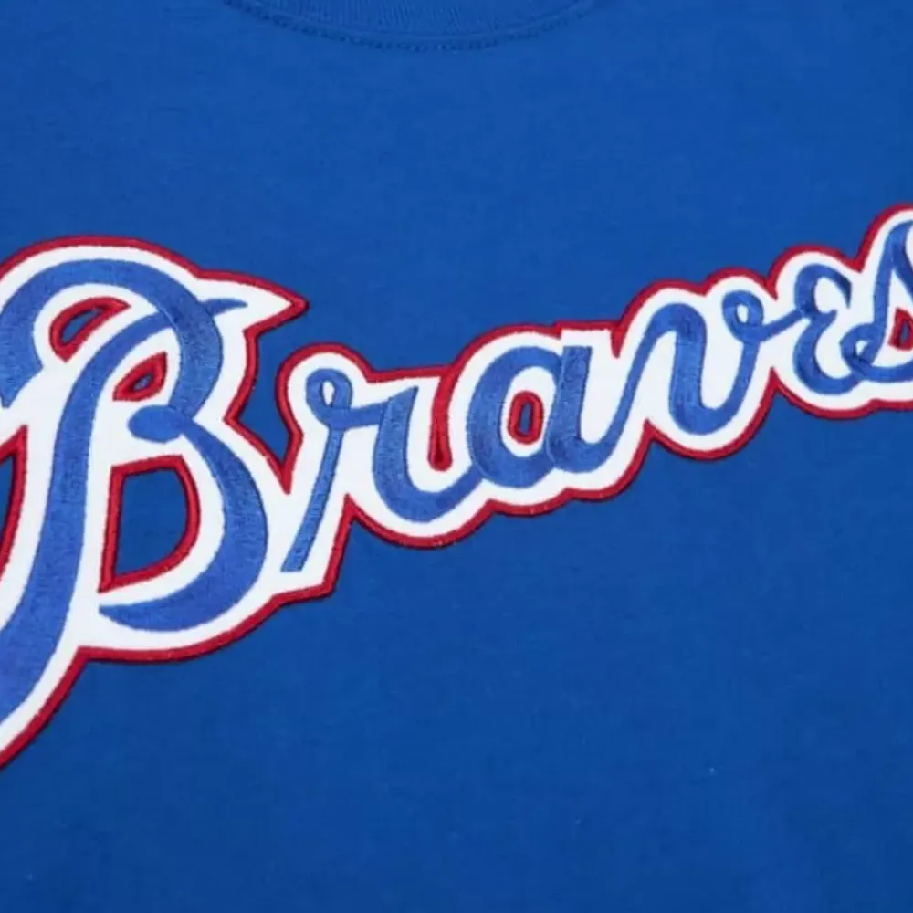 Apparel Mitchell & Ness T-Shirts & Tops-Color Blocked Ss Tee Atlanta Braves