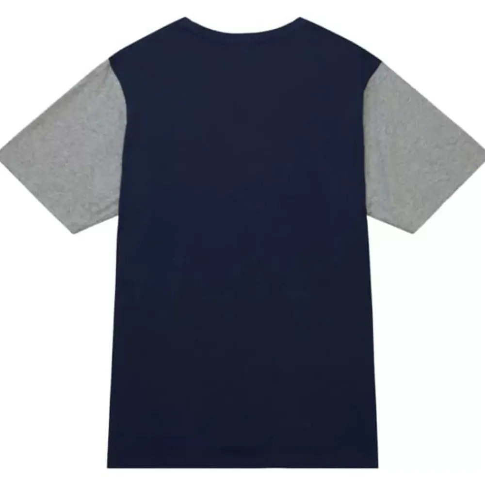 Apparel Mitchell & Ness T-Shirts & Tops-Color Blocked Ss Tee Boston Red Sox