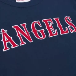Apparel Mitchell & Ness T-Shirts & Tops-Color Blocked Ss Tee California Angels
