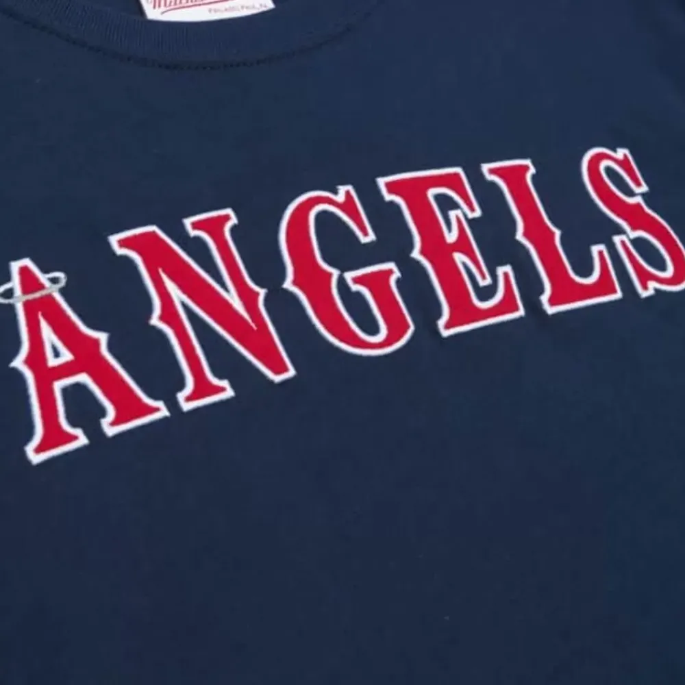 Apparel Mitchell & Ness T-Shirts & Tops-Color Blocked Ss Tee California Angels