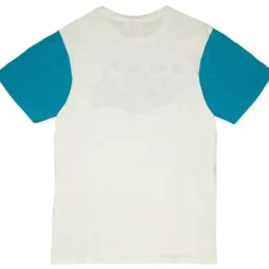 Apparel Mitchell & Ness T-Shirts & Tops-Color Blocked S/S Tee Charlotte Hornets