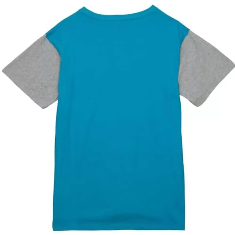Apparel Mitchell & Ness T-Shirts & Tops-Color Blocked Ss Tee Charlotte Hornets