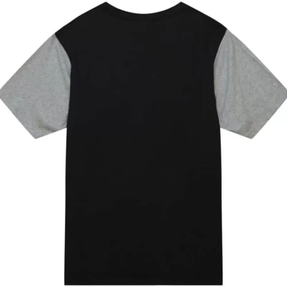 Apparel Mitchell & Ness T-Shirts & Tops-Color Blocked Ss Tee Chicago Bulls