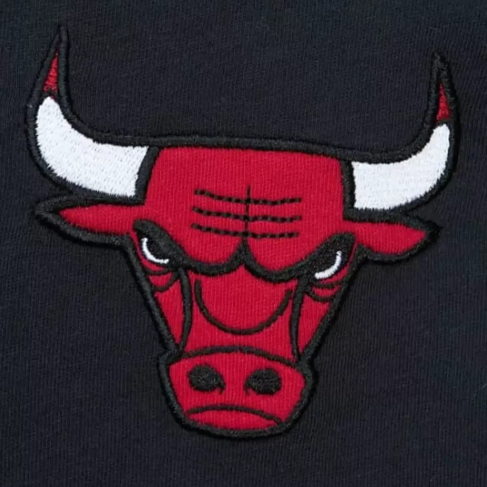 Apparel Mitchell & Ness T-Shirts & Tops-Color Blocked Ss Tee Chicago Bulls