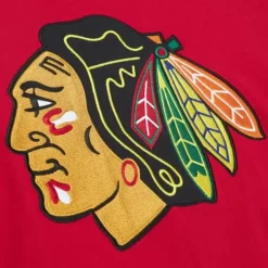 Apparel Mitchell & Ness T-Shirts & Tops-Color Blocked Ss Tee Chicago Blackhawks
