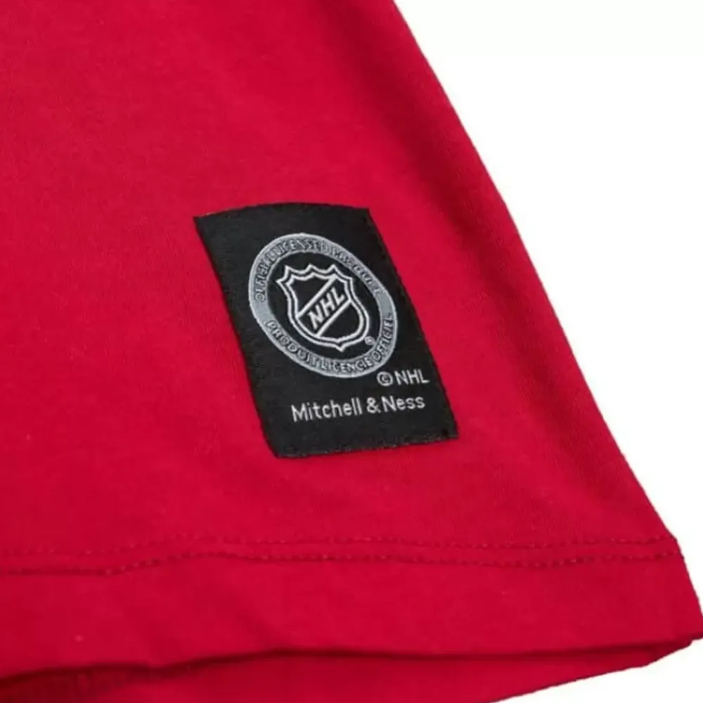 Apparel Mitchell & Ness T-Shirts & Tops-Color Blocked Ss Tee Chicago Blackhawks