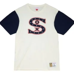 Apparel Mitchell & Ness T-Shirts & Tops-Color Blocked S/S Tee Chicago White Sox